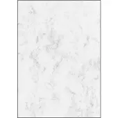 Sigel designpapier - marmer grijs - A4 - 90 grams - 100 vel - SI-DP371