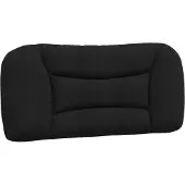 vidaXL Hoofdbordkussen "Hvar" 90 cm stof zwart