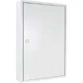 Rottner sleutelkast S 64, met cilinderslot, voor 64 sleutels, B 380 x D 80 x H 550 mm, lichtgrijs