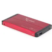 Gembird - Boitier externe - 2.5" - SATA 3Gb/s - USB 3.0 - rouge