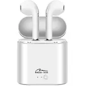 Media tech MT3589 Bluetooth-hoofdtelefoon met powerbank, microfoon, draadloze hoofdtelefoon, wit
