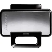 MPM 3-in-1 RVS Tosti-ijzer, Contactgrill en Wafelijzer inclusief Uitneembare Platen met Antiaanbaklaag en Automatische Temperatuurregeling 1000W