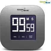 Greenblue - Kookwekker / Digitale magnetische timer keuken - Zilver