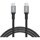 Aukey CB-CD6 Quick Charge USB C - USB C Nageloninis Kabel | 2m | 3A | 60 W PD | 20V
