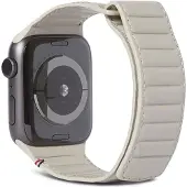 Decoded Traction Leather Apple Watch 42 / 41 / 40 Mm Bandje Clay