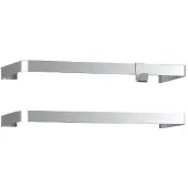 DRL Products ICON Aluminium Handdoek-beugels Set van 2 beugels en 1 handdoekhaak