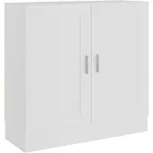 vidaXL Boekenkast 82,5x30,5x80 cm bewerkt hout wit