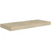 vidaXL Wandschap zwevend 60x23,5x3,8 cm MDF eikenkleurig