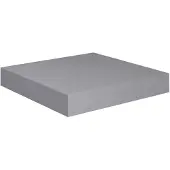 vidaXL Wandschap zwevend 23x23,5x3,8 cm MDF grijs