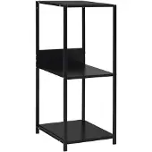 vidaXL Boekenkast 33,5x39,6x79,7 cm bewerkt hout zwart