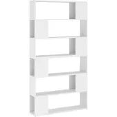 Super Merchant Boekenkast/kamerscherm 100x24x188 cm wit