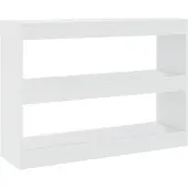 vidaXL Boekenkast/kamerscherm 100x30x72 cm wit