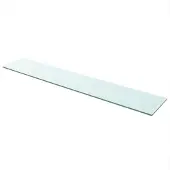 Super Merchant Wandschap transparant 110x20 cm glas