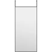 vidaXL Deurspiegel 30x60 cm glas en aluminium zwart
