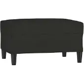vidaXL Voetenbank 70x55x41 cm stof zwart