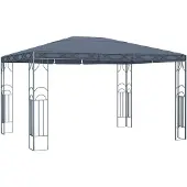 vidaXL Prieel 400x300 cm antraciet