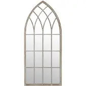 vidaXL Spiegel 70x30 cm ijzer zandkleurig