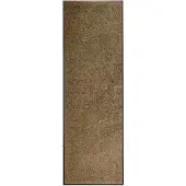 vidaXL Deurmat wasbaar 60x180 cm bruin