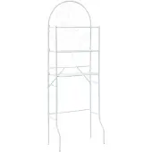 vidaXL Badkamerrek 60x33x174 cm wit