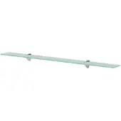 vidaXL Zwevend schap 100x10 cm 8 mm glas