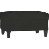 vidaXL Voetenbank 70x55x41 cm stof zwart