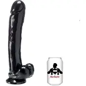 Hardastic - Super Ken - Dildo - 30 x 6 cm - PVC - Zwart
