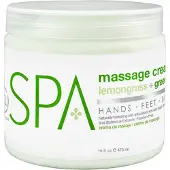 BCL SPA Massagecr?me Citroengras Groene Thee 16 oz