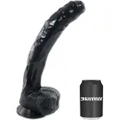 Gangbangster - Dildo - Powell - 26 x 5 cm - PVC - Zwart