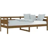 vidaXL Slaapbank massief grenenhout honingbruin 80x200 cm