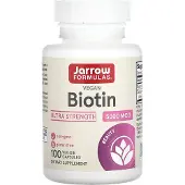 Jarrow Formulas Biotine 5000 mcg (100 Capsules) - vitamines, vitamine-b8 - vitamine-b8