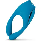 EasyToys - Flexibele Koppel Vibrator - Vibrators voor Vrouwen en Mannen - Sex Toys voor Vrouwen - Vibrators - Blauw