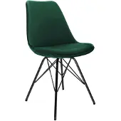 Kick Collection - Kuipstoel VELVET - Zachte velours bekleding - Donkergroen