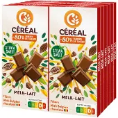 CEREAL 12x Chocolade Tablet Melk-chocolade 85 Gr