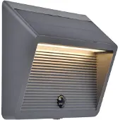 Lutec Solar wandlamp Linko design antraciet