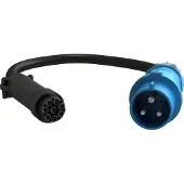 Vertiv FSC1U001 electriciteitssnoer Zwart, Blauw 3 m