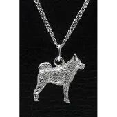 MOOYE ® - Collectie Zilveren Finse spets ketting hanger - groot
