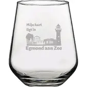 Pasabahce Gegraveerde Drinkglas 42,5cl Egmond aan Zee