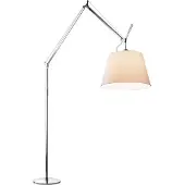 Artemide Tolomeo Mega Terra vloerlamp perkament schakelaar Ø 42 cm