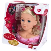 KleinToys toys - Princess Coralie Kaphoofd met make-up - 27 cm