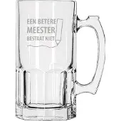 Libbey Gegraveerde Bierpul 1ltr een betere meester bestaat niet