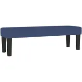 vidaXL Bankje 100x30x30 cm stof blauw