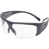 3M veiligheidsbril SecureFit SF600, EN 166, EN 170, grijze veren, heldere lens, anticondens/krasbestendig, flexibele zijbescherming