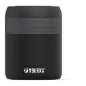 Kambukka Bora - Lunchbox - 600 ml - Voedselcontainer houdt 9 uur warm & 100 % Lekvrij - Matte Black