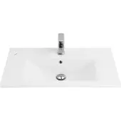 Bally Verti Keramische Wastafel 45x80cm Wit