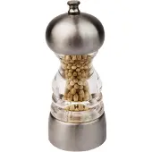Olympia RVS peper- en zoutmolen 13,5(h) x 5,5(Ø)cm
