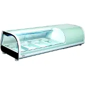 CombiSteel Sushi Vitrine | 4x 1/3GN | 1177x420x265 h mm