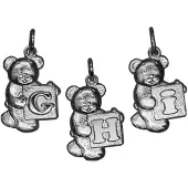 MOOYE ® - Collectie Zilveren Beer met blokletter L ketting hanger - massief