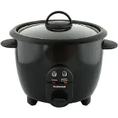 Techwood 106 - Rijstkoker - 1 L - zwart - 6 porties