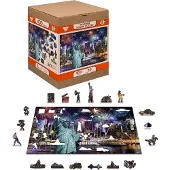 Wooden.City houten puzzel New York by night - 400 stukjes - duurzaam hout