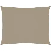 vidaXL Zonnescherm rechthoekig 2,5x3,5 m oxford stof taupe